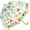 Parapluie cloche transparent la fête à la grenouille