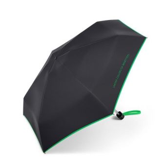 Mini parapluie Benetton noir ultra plat