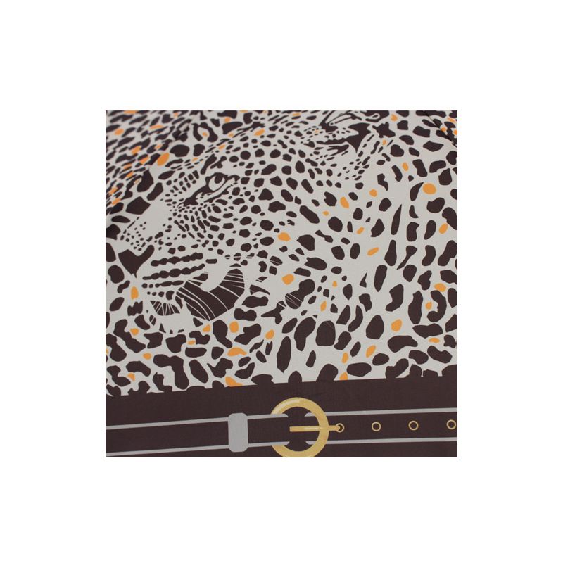 Parapluie pliant automatique motif léopard 