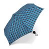 Mini parapluie pliant Pierre Cardin géométrie en bleu