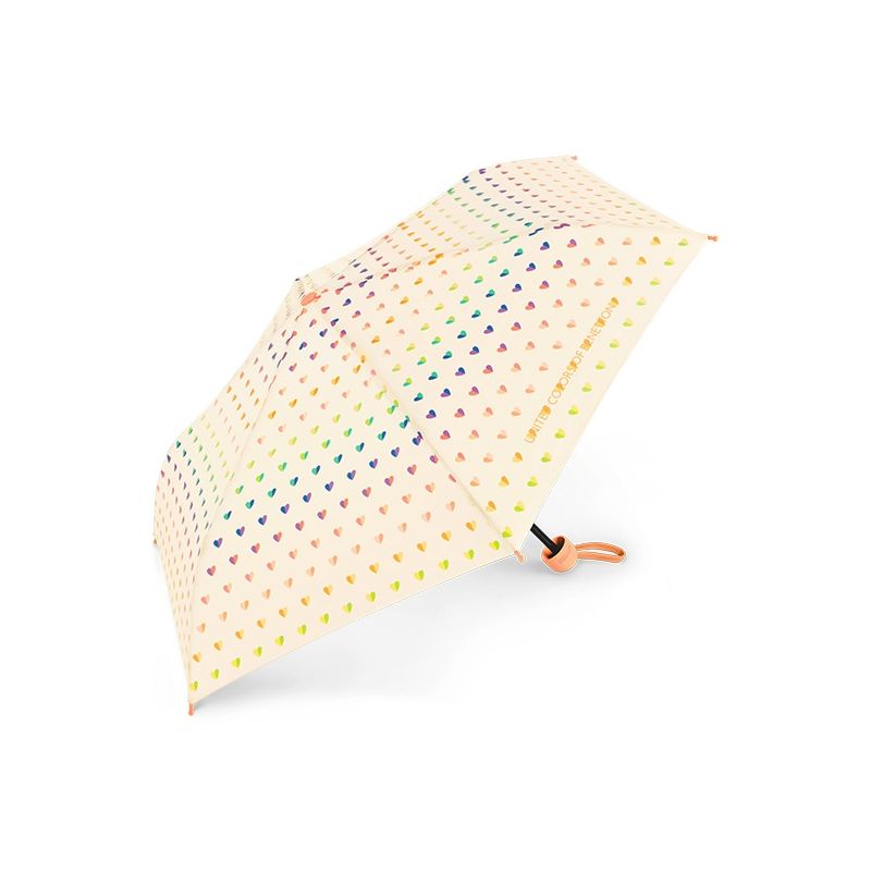 Parapluie pliant coeurs 