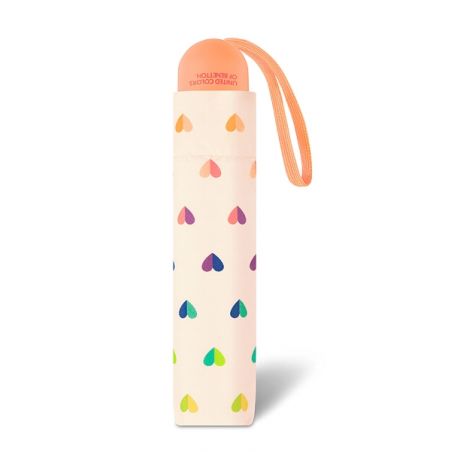 Parapluie pliant coeurs 