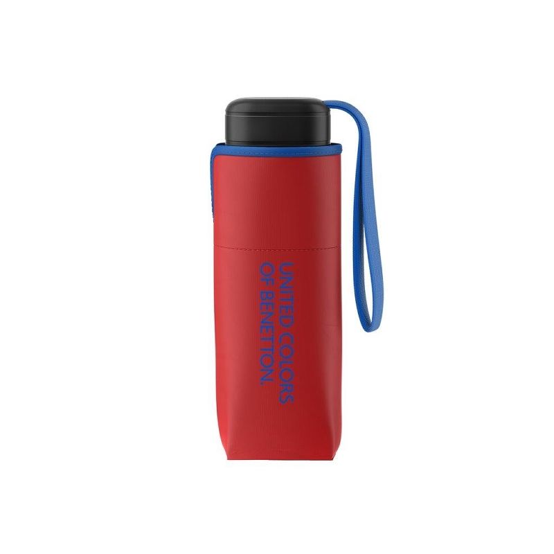 Mini parapluie ultra plat rouge Benetton