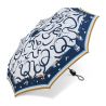 Parapluie pliant Pierre Cardin jeu de vagues en bleu