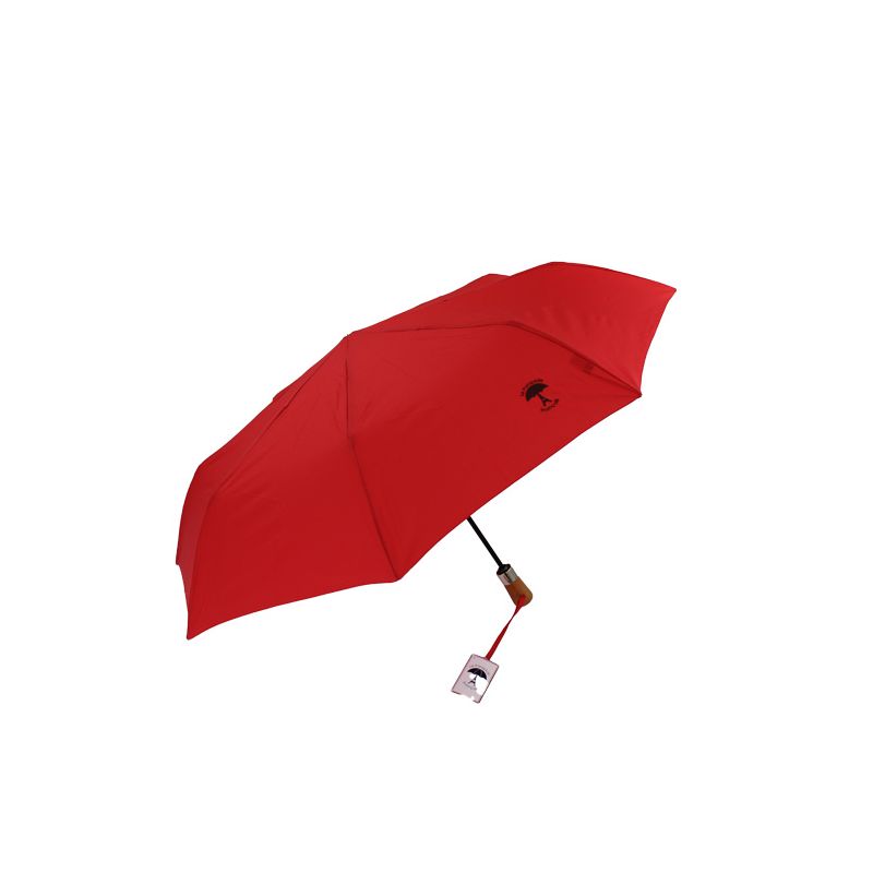 Parapluie pliant rouge fabrication française
