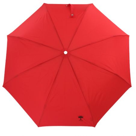 Parapluie pliant rouge fabrication française