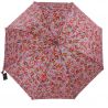 Parapluie canne champ de fleurs roses made in france