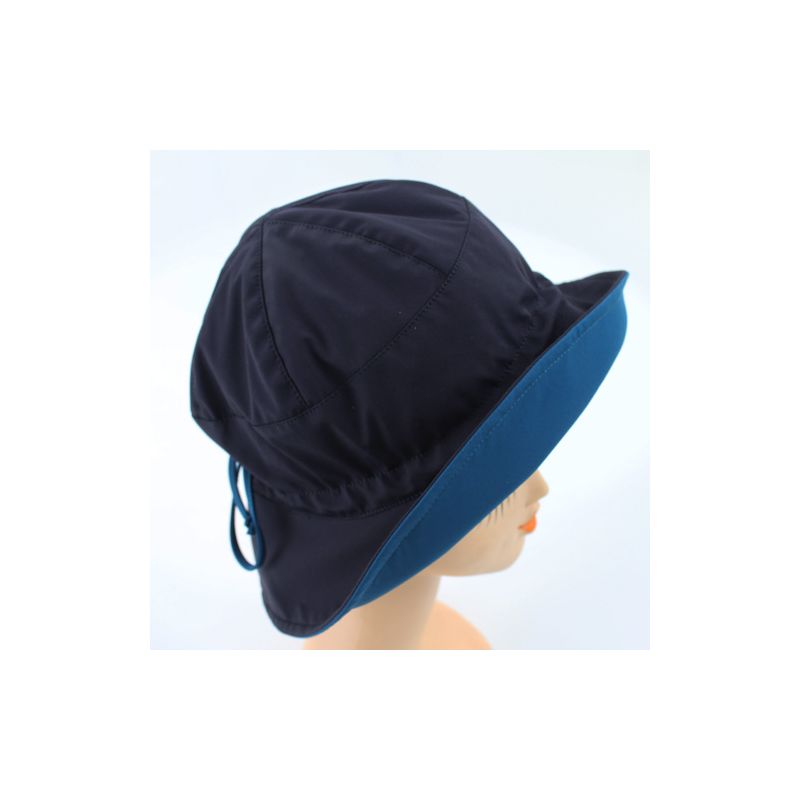 Chapeau de pluie marine revers outremer taille unique pour femme