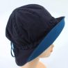 Chapeau de pluie marine revers outremer taille unique pour femme