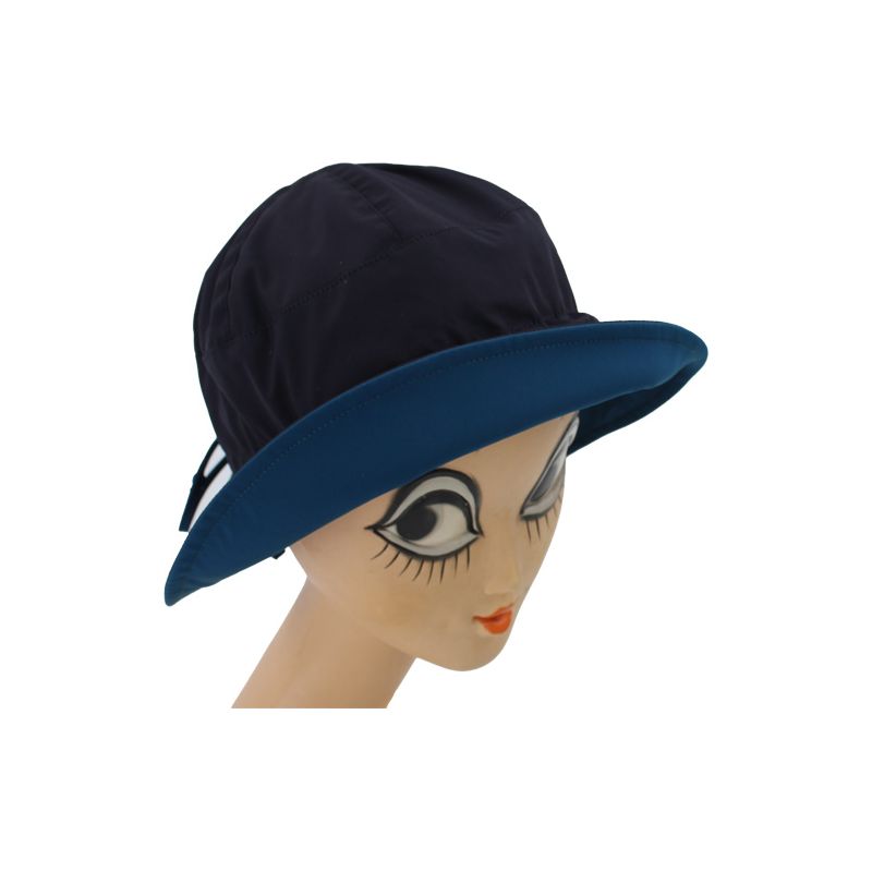 Chapeau de pluie marine revers outremer taille unique pour femme