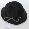 Chapeau de pluie noir taille unique pour femme