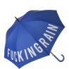 Grand parapluie fantaisie bleu fucking rain