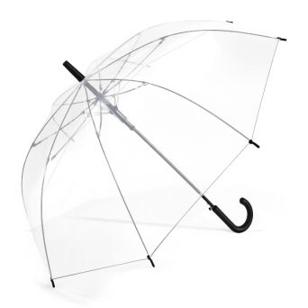 Parapluie transparent automatique liseré noir