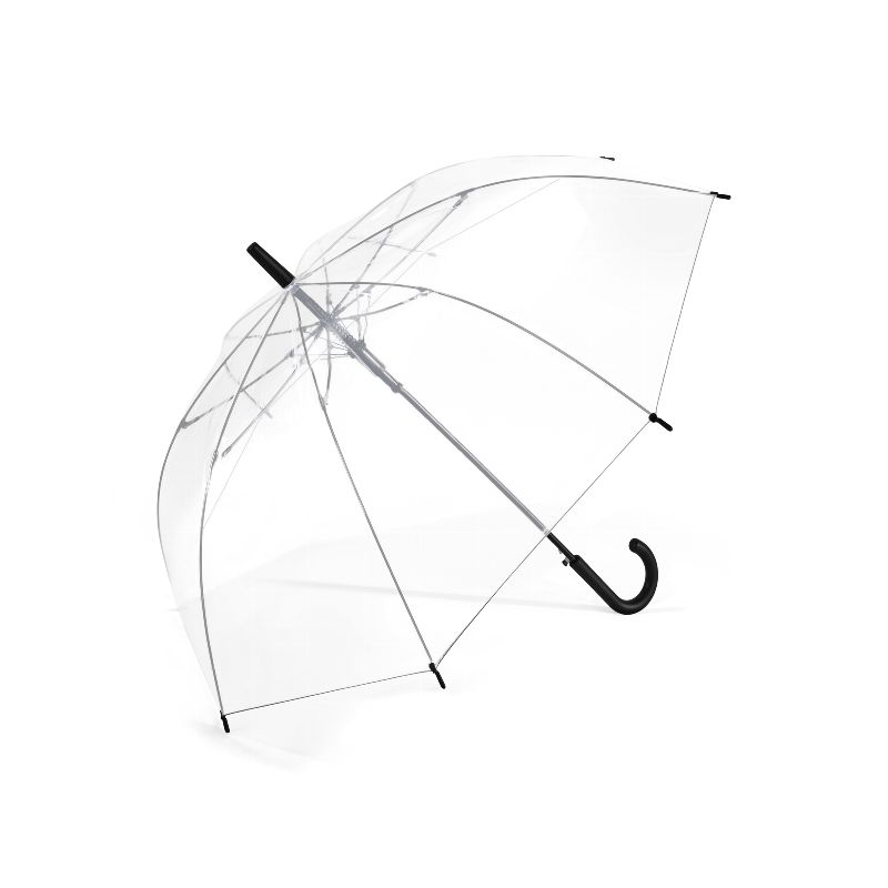 Parapluie transparent automatique liseré noir