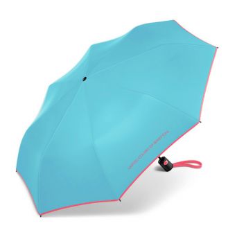 Parapluie automatique pliant bleu Méditerranée Benetton