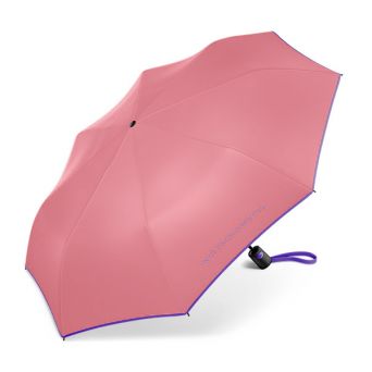Parapluie automatique pliant rose corail Benetton