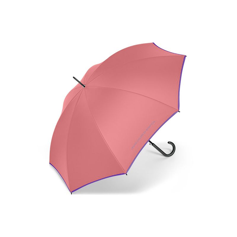 Parapluie long rose Benetton