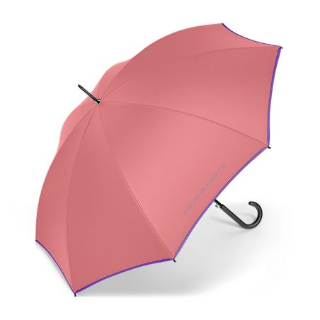 Parapluie long rose Benetton