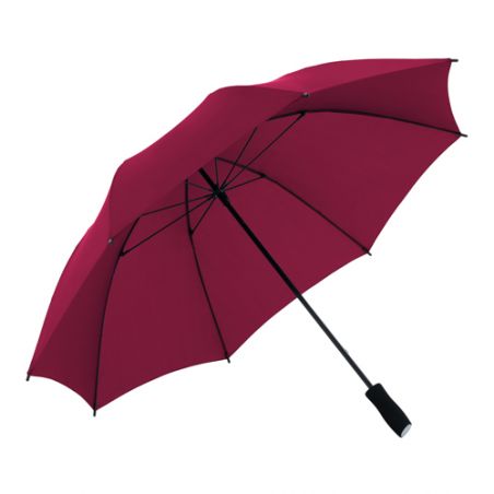 Grand parapluie bordeaux avec bandoulière léger 
