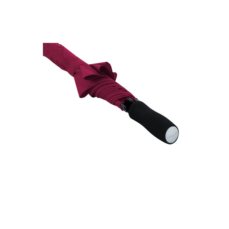 Grand parapluie bordeaux avec bandoulière léger 