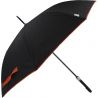 Parapluie résistant au ventnoir et terracotta