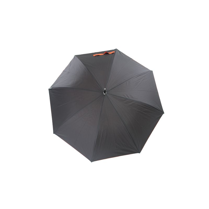 Parapluie résistant au ventnoir et terracotta