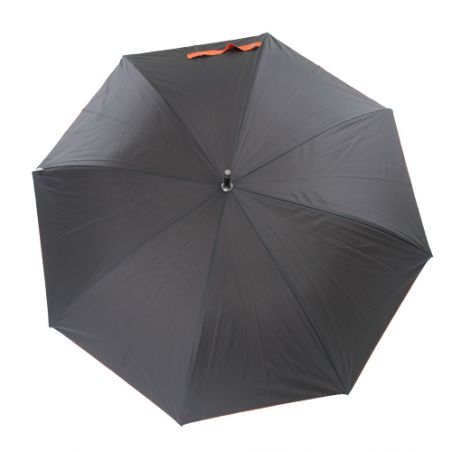 Parapluie résistant au ventnoir et terracotta