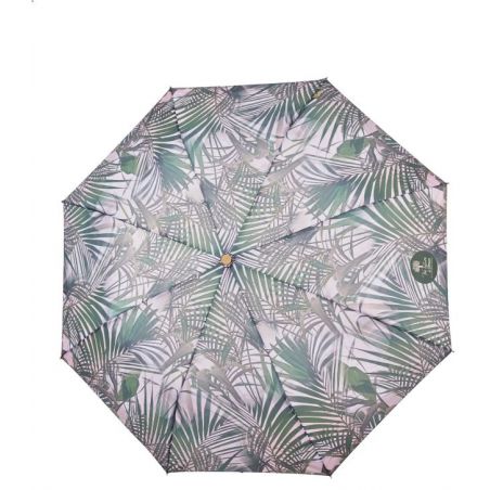 parapluie pliable écologique motif feuillage ouverture automatique