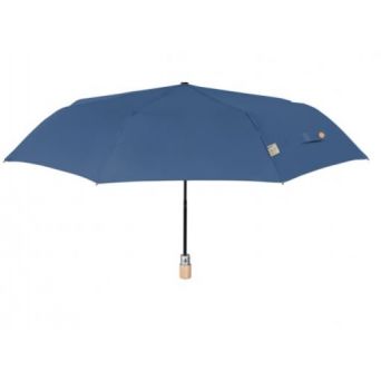 Parapluie pliable écologique bleu