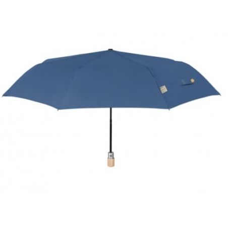 Parapluie pliable écologique bleu