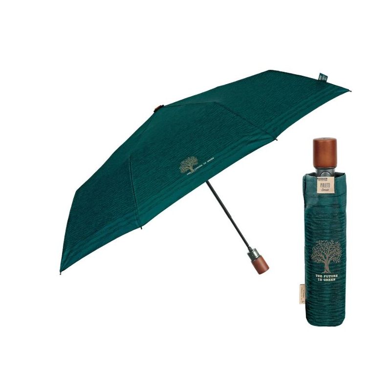 Parapluie pliant écologique automatique vert