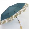 parapluie pliable écologique vert pour femme