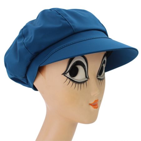 Casquette de pluie bleu outremer pour femme 