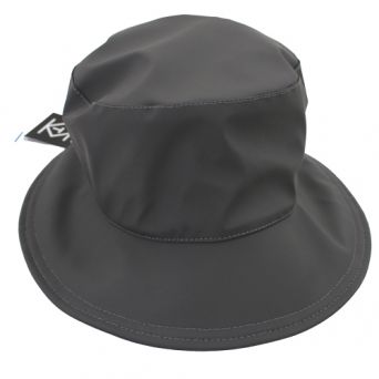Chapeau de pluie gris carbone pour femme