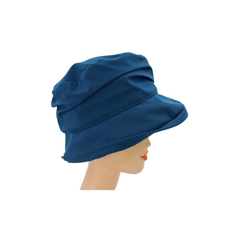 Chapeau de pluie femme bleu outremer