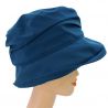 Chapeau de pluie femme bleu outremer