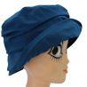Chapeau de pluie femme bleu outremer