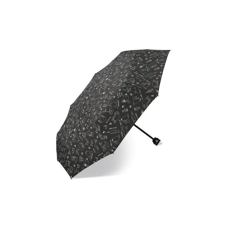 Petit parapluie pliantnoir mini cats