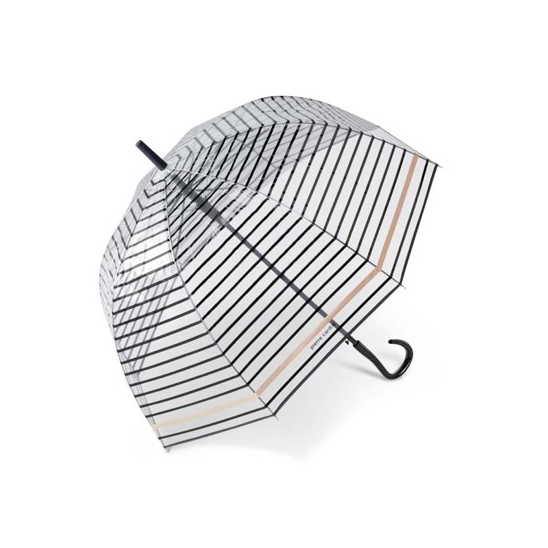 Parapluie cloche transparent Esprit liseré rosegold