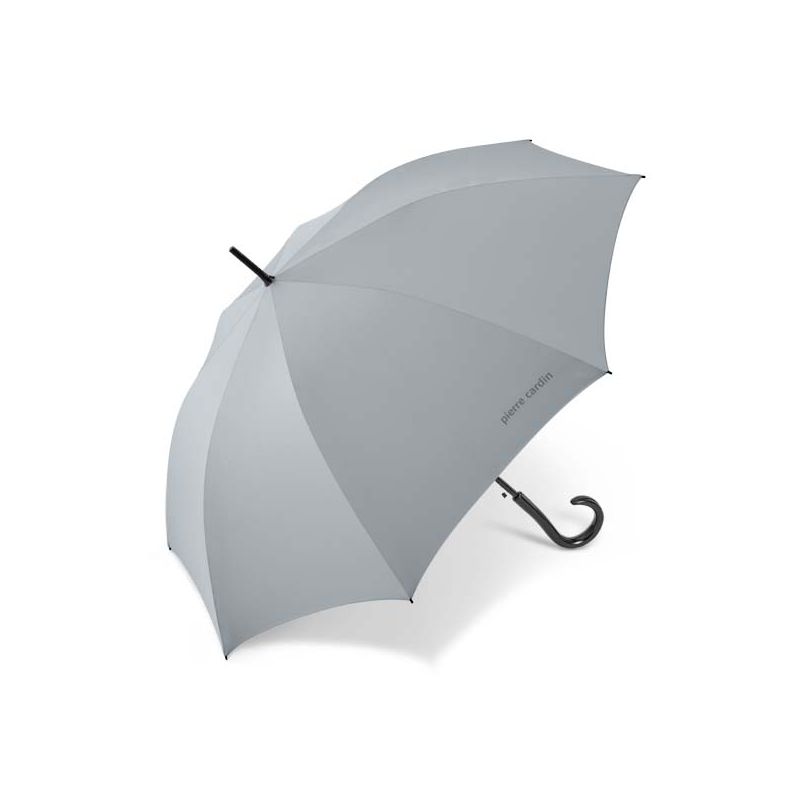 Parapluie droit Pierre Cardin gris clair