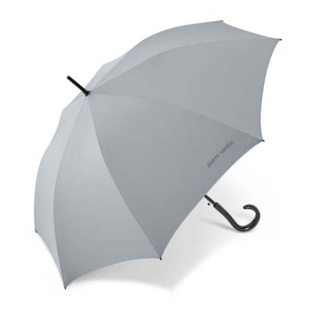 Parapluie droit Pierre Cardin gris clair