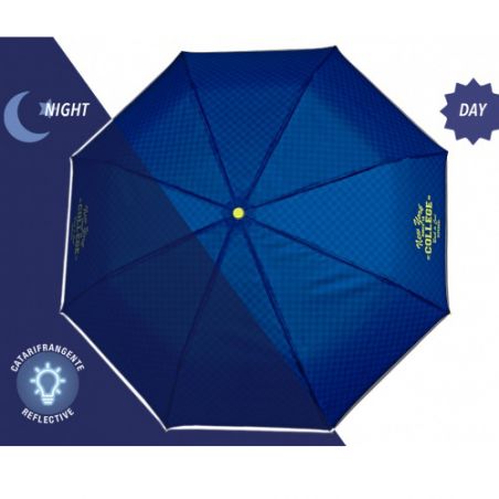 Parapluie pliantbleu New York college