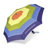 Parapluie pliant arc en ciel Benetton à bandes multicolores