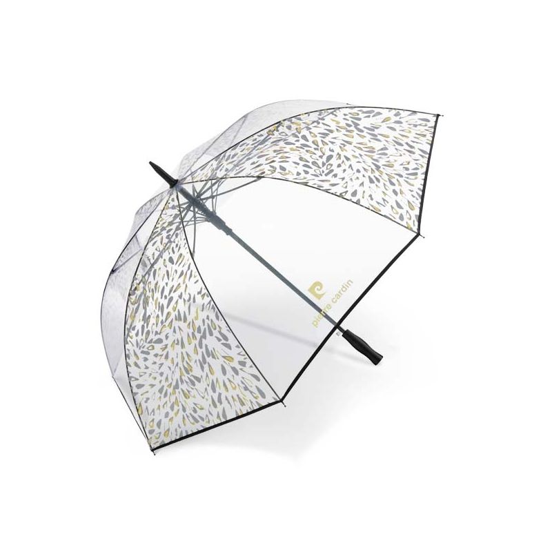 Grand parapluie golf transparent Pierre Cardin