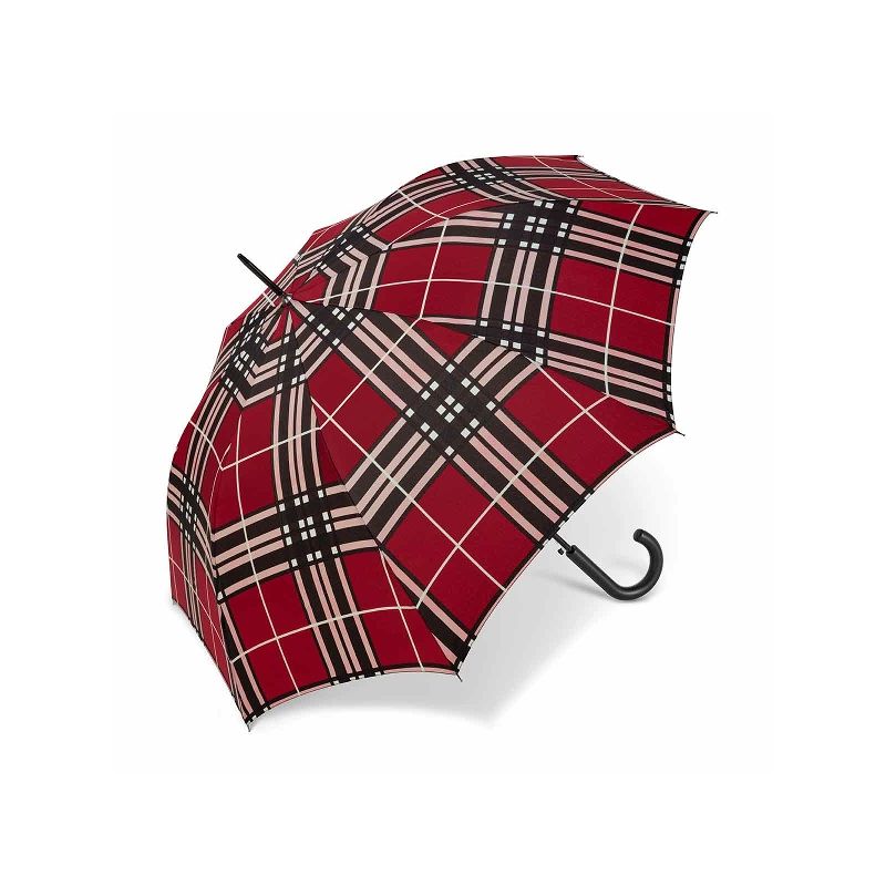 Parapluie femme écossais rouge