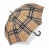 Parapluie femme écossais beige