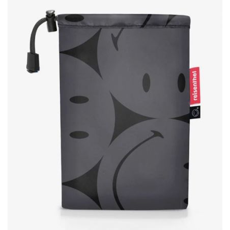 Poncho de pluie gris foncé smiley