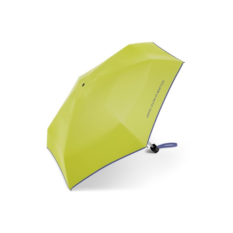 Mini parapluie pliant Benetton vert olive