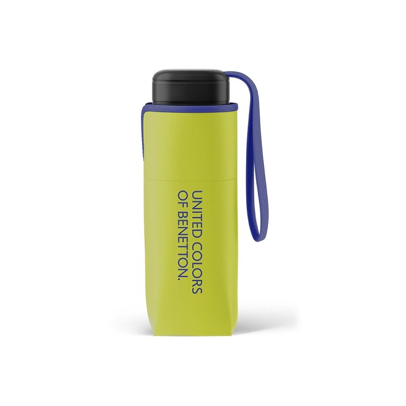 Mini parapluie pliant Benetton vert olive