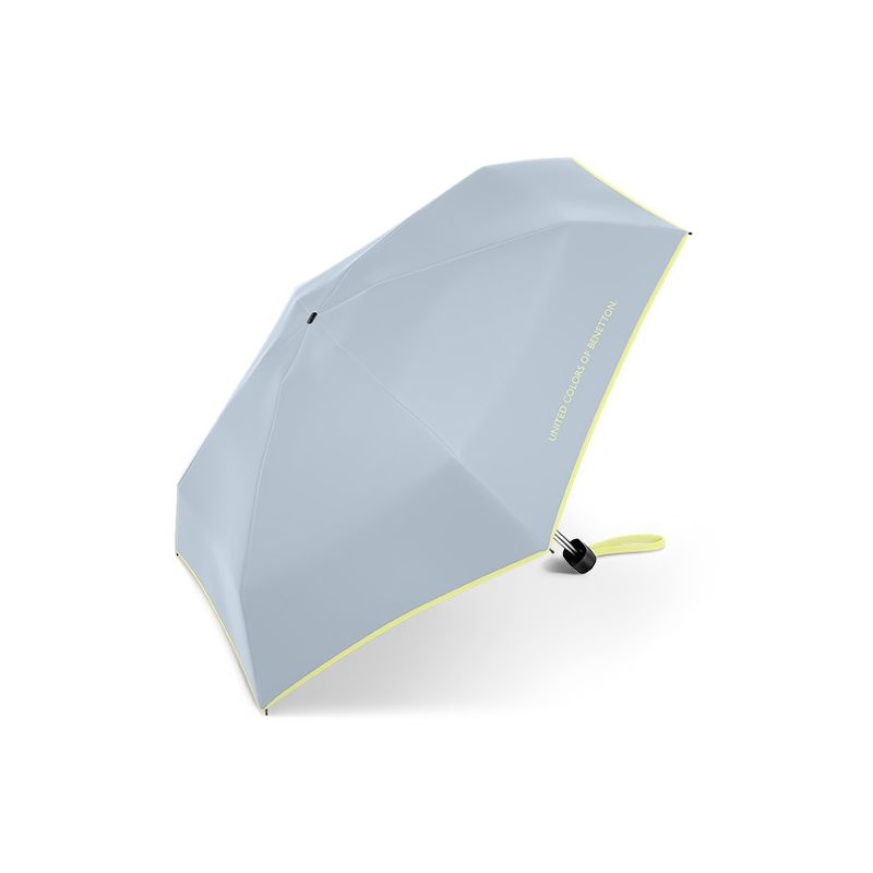 Mini parapluie pliant Benetton bleu glacier